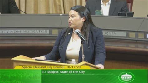 Oakland Mayor Sheng Thao delivers her first State of the City address